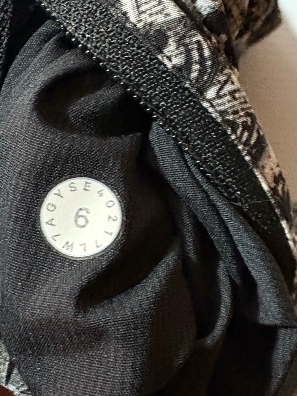 lululemon athletica Black and White Floral Athletic Shorts - Picture 7 of 7